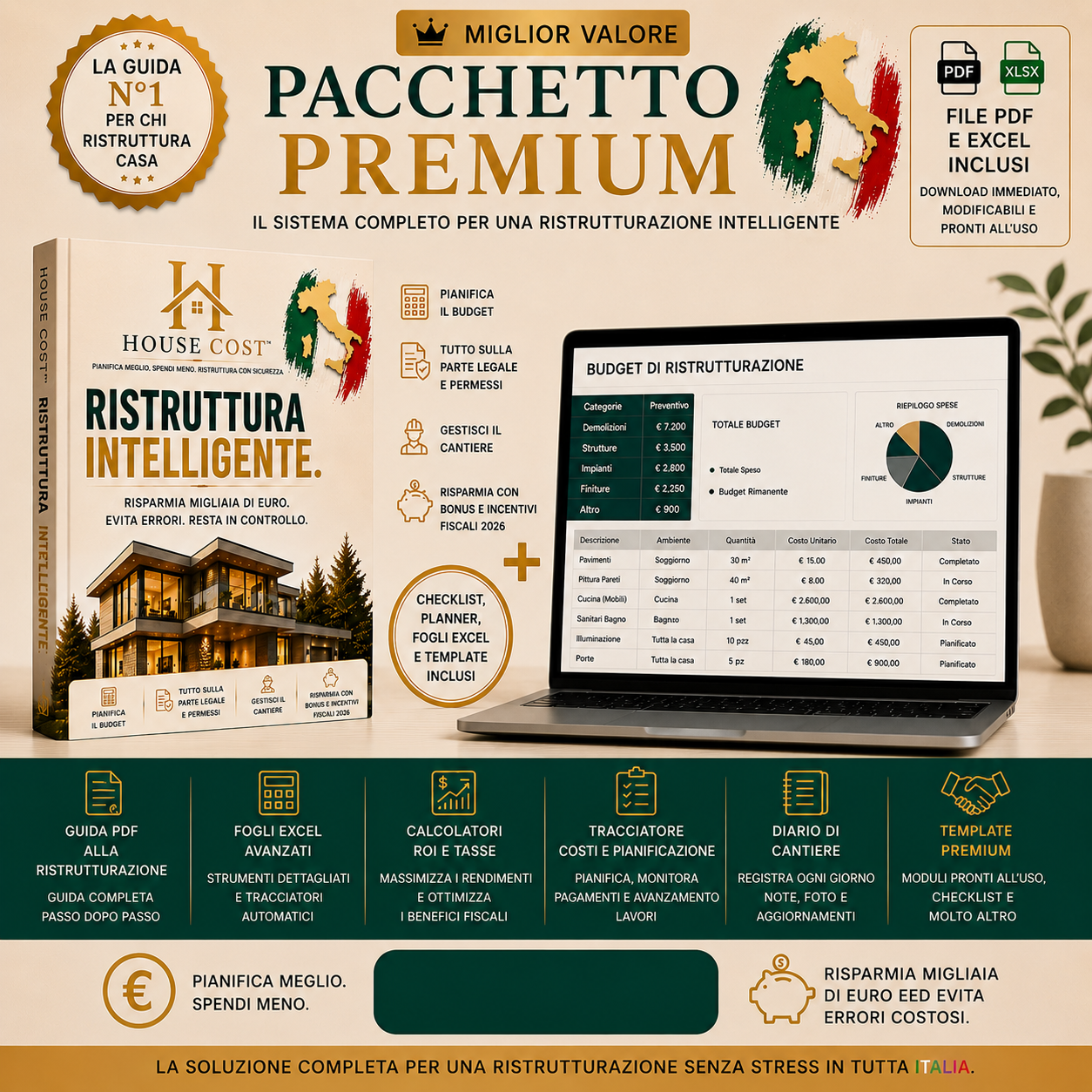 Pacchetto Premium House Cost